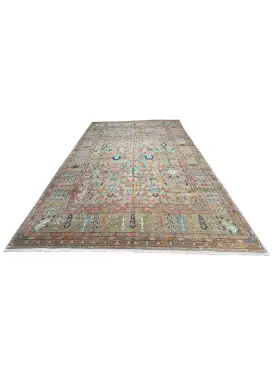 Grey Afghanistan Ziegler Carpet  483 x 398 cm