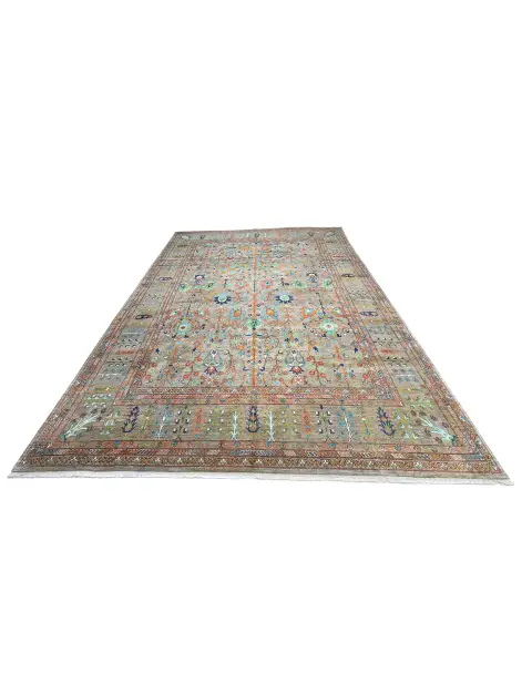 Grau Afghanistan Ziegler Teppich  483 x 398 cm
