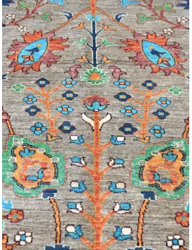 Grey Afghanistan Ziegler Carpet  483 x 398 cm