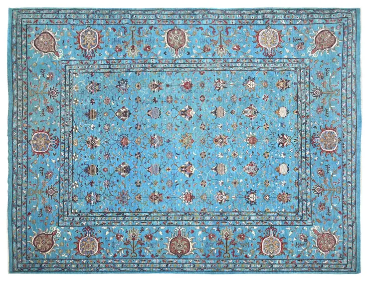 Turkoise  Afghanistan Ziegler Carpet  493 x 371 cm
