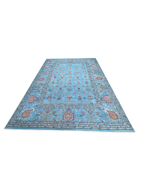 Türkis Afghanistan Ziegler Teppich  493 x 371 cm