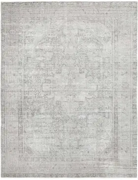 Gris Persia Alfombra persa vintage 286 x 197 cm