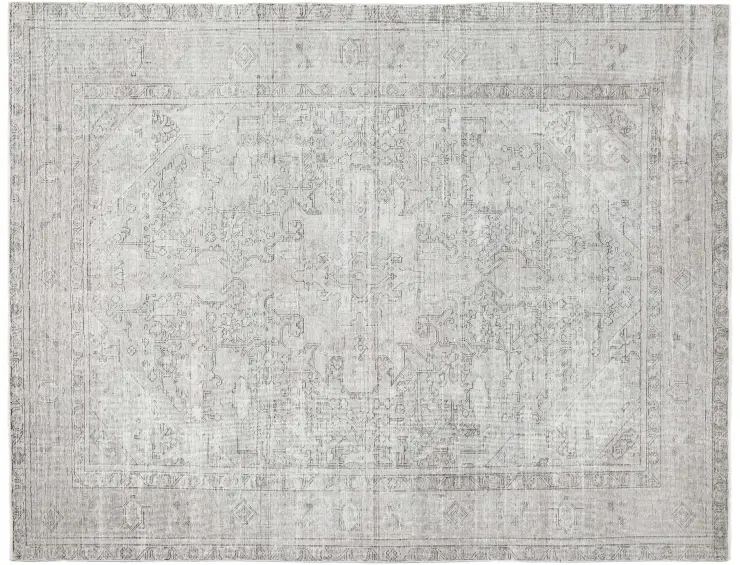 Gris Persa Alfombra persa vintage 286 x 197 cm