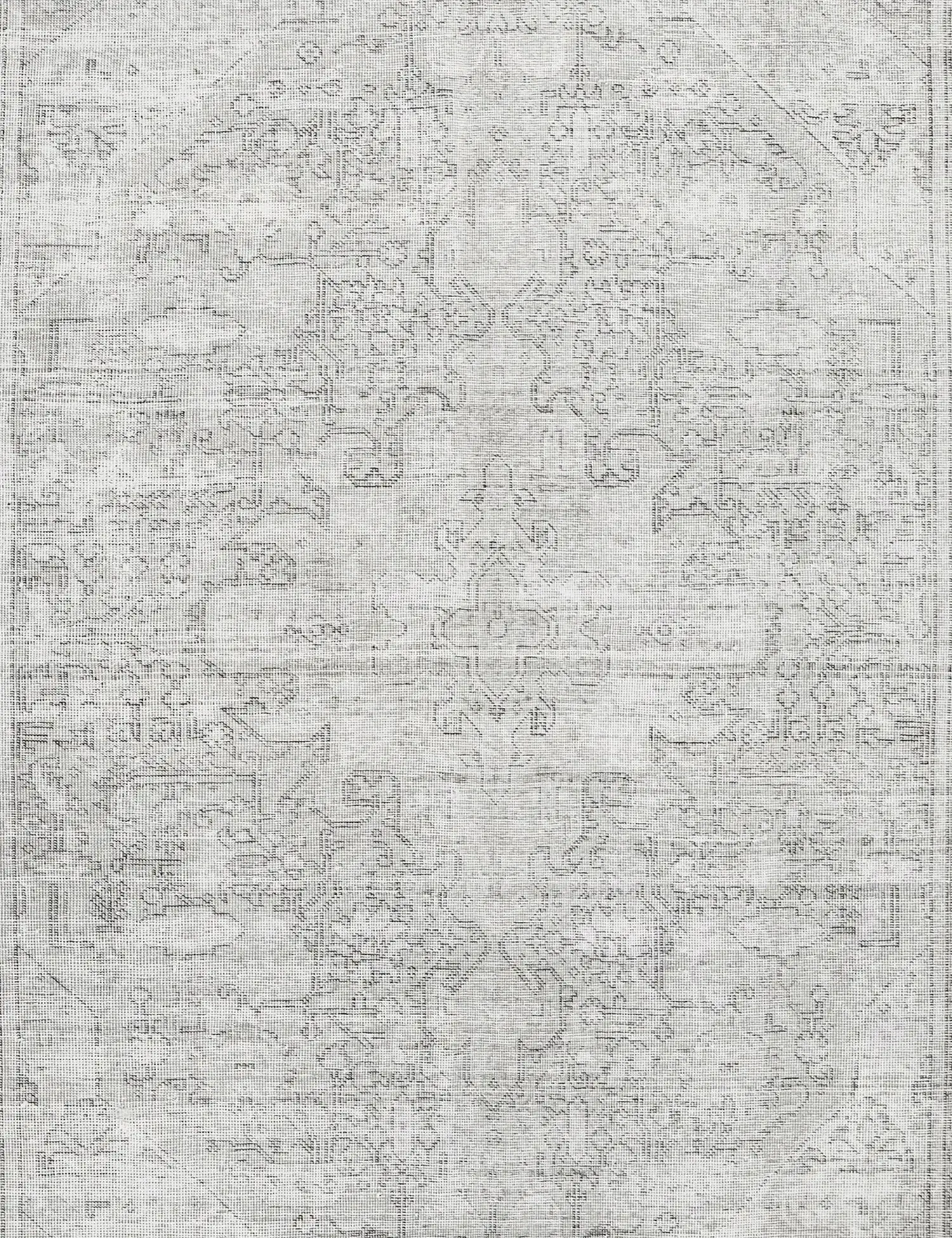 Gris Persa Alfombra persa vintage 286 x 197 cm - Alfombra única hecha a mano