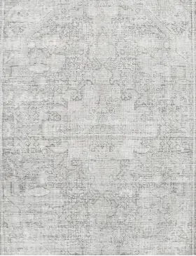 Gris Persia Alfombra persa vintage 286 x 197 cm - view 3