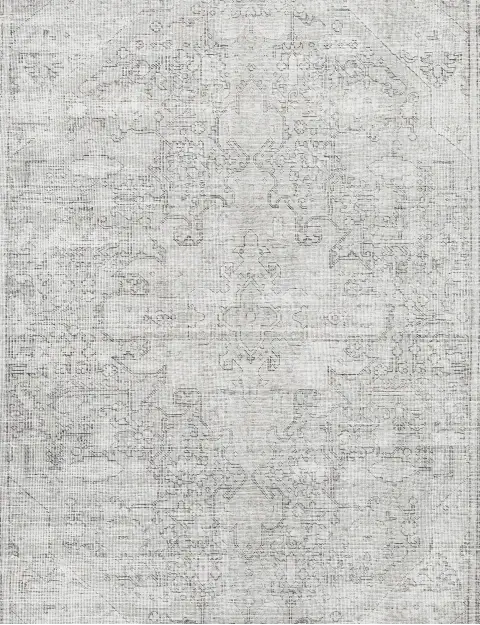 Grijs Perzië Perzisch Vintage Tapijt 286 x 197 cm - view 3