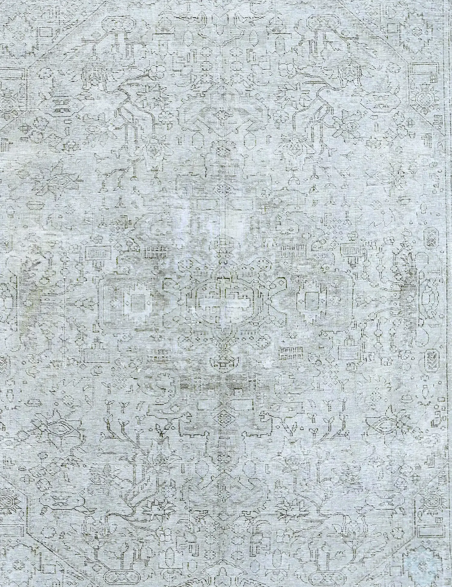 Grise Persan Tapis Persan vintage 290 x 193 cm - Tapis fait main unique