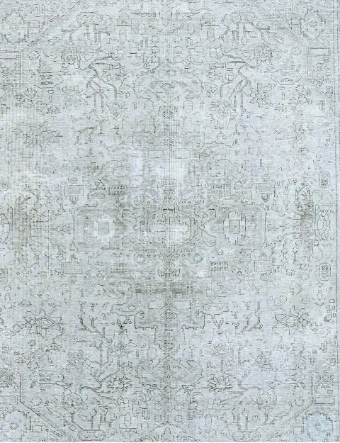 Grau Persien Persischer Vintage Teppich 290 x 193 cm - view 3