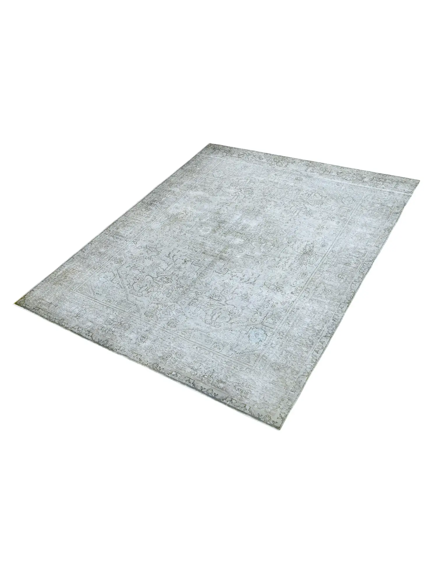 Grise Persan Tapis Persan vintage 290 x 193 cm - Tapis fait main unique