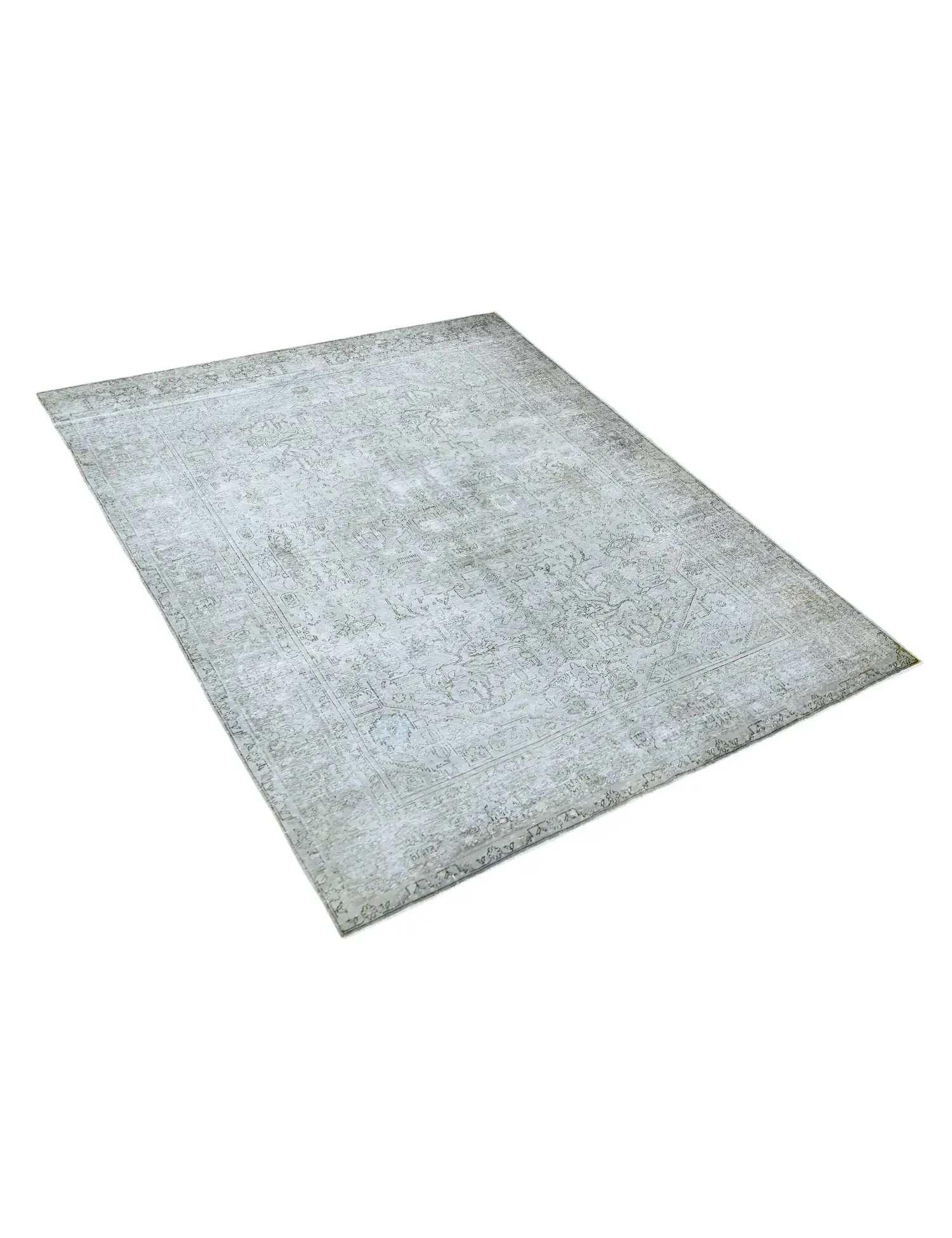 Grise Persan Tapis Persan vintage 290 x 193 cm - Tapis fait main unique