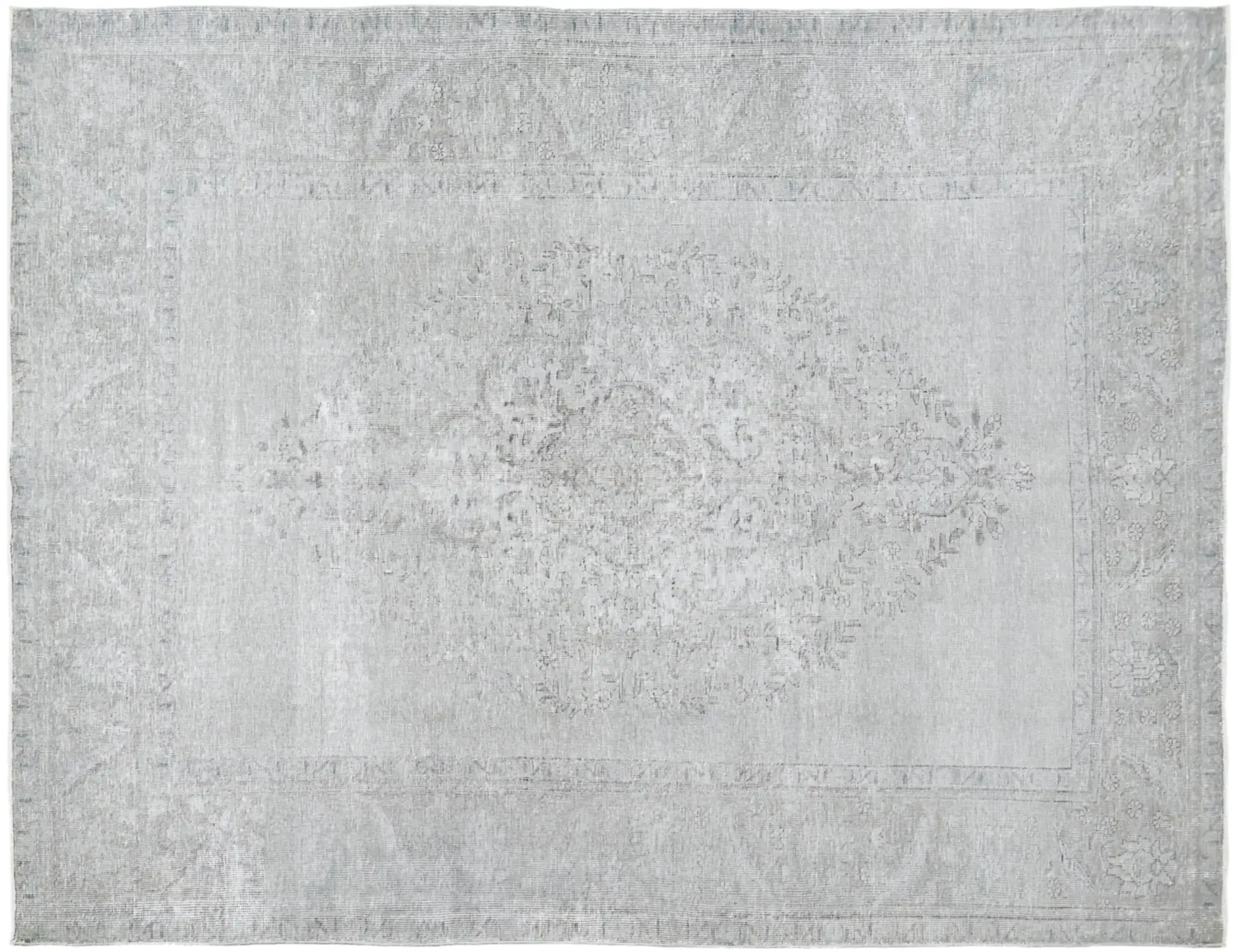 Grå Persien Persisk Vintagetæppe 281 x 189 cm - Unikt håndlavet tæppe