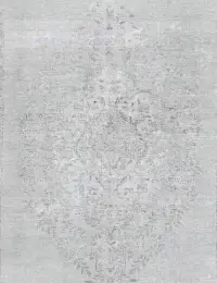Grå Persien Persisk Vintagetæppe 281 x 189 cm - view 3