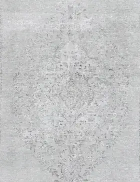 Grå Persien Persisk Vintagetæppe 281 x 189 cm - view 3