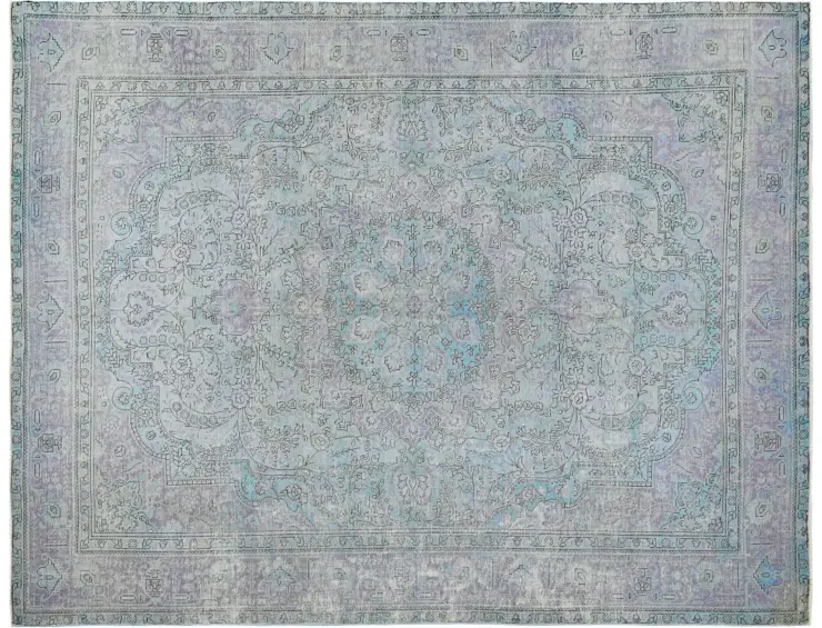 Bleu Persan Tapis Persan vintage 338 x 241 cm