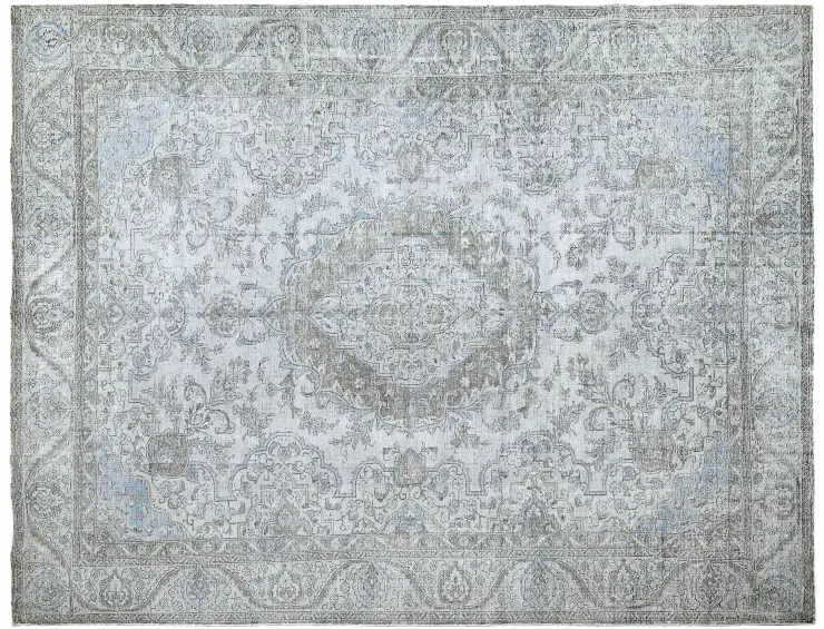 Azul Persa Alfombra persa vintage 379 x 273 cm