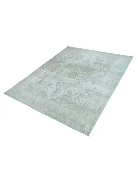 Blauw Pakistan Perzisch Vintage Tapijt 331 x 241 cm - view 1