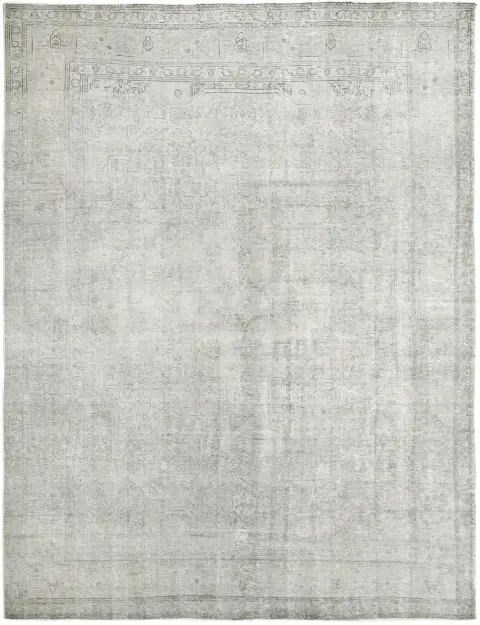 Grau Persien Persischer Vintage Teppich 327 x 244 cm