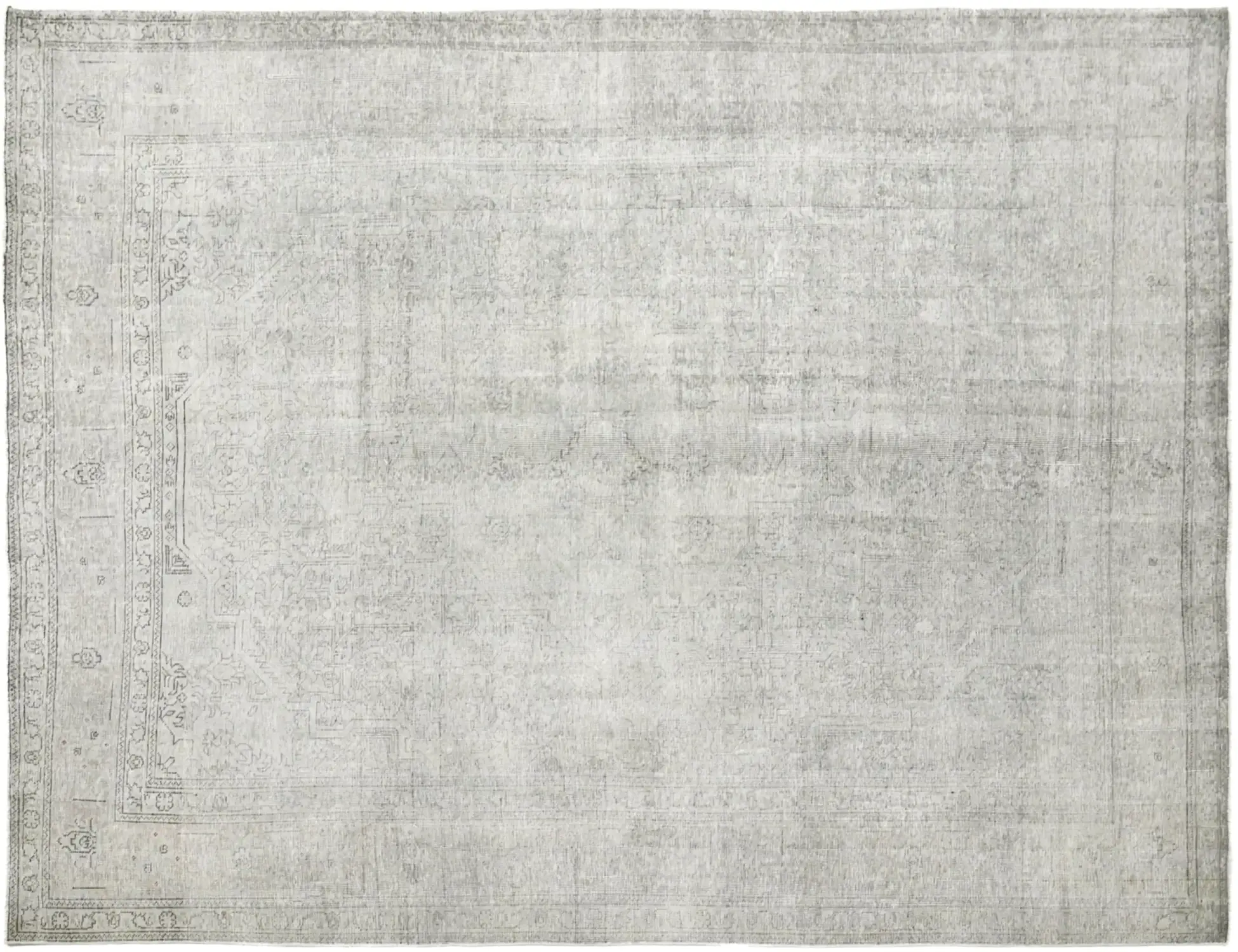 Grå persia Persisk vintage teppe 327 x 244 cm - Unikt håndlaget teppe