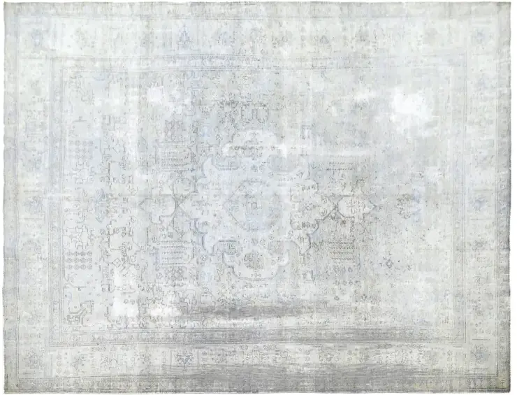 Grå Persien Persisk vintage matta 378 x 287 cm