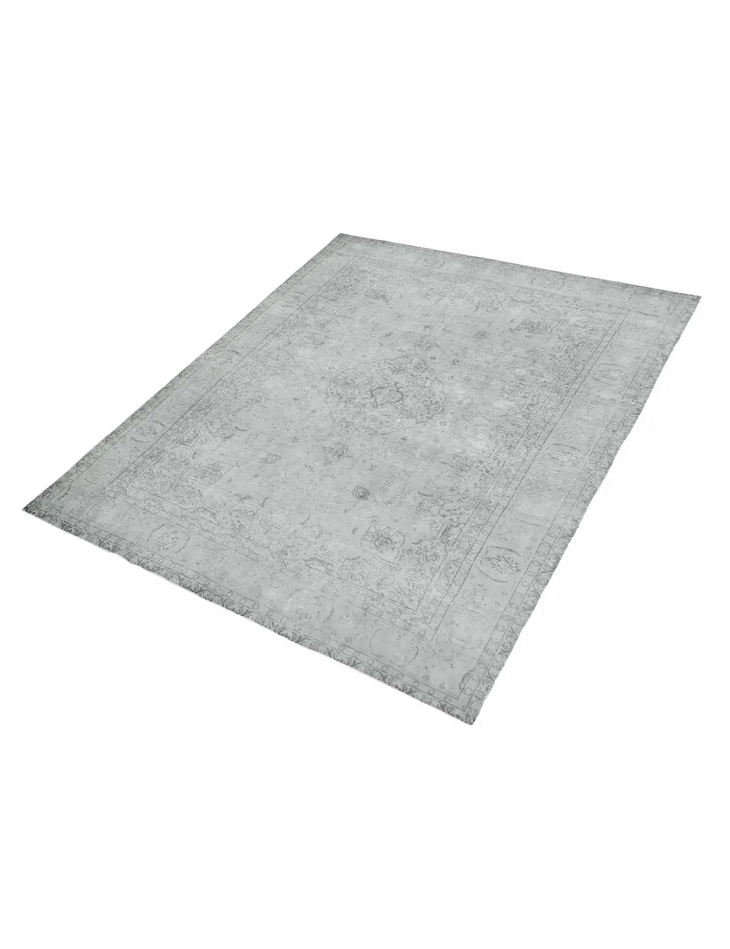 Harmaa Persia Persialaiset vintage matot 344 x 254 cm - Ainutlaatuinen käsintehty matto