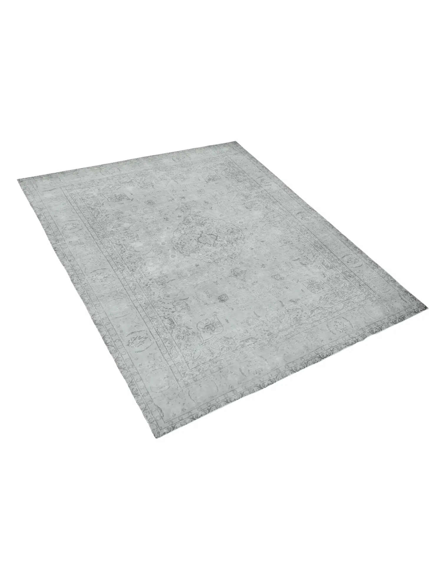 Harmaa Persia Persialaiset vintage matot 344 x 254 cm - Ainutlaatuinen käsintehty matto