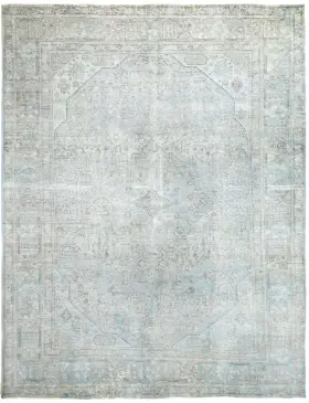 Blå Persia Persisk vintage teppe 341 x 239 cm