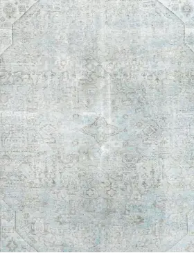 Blå Persia Persisk vintage teppe 341 x 239 cm - view 3