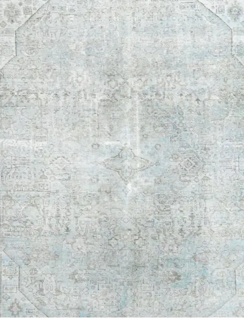 Blau Persien Persischer Vintage Teppich 341 x 239 cm - view 3