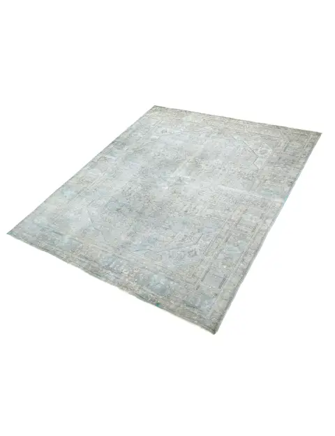 Blau Persien Persischer Vintage Teppich 341 x 239 cm - view 1