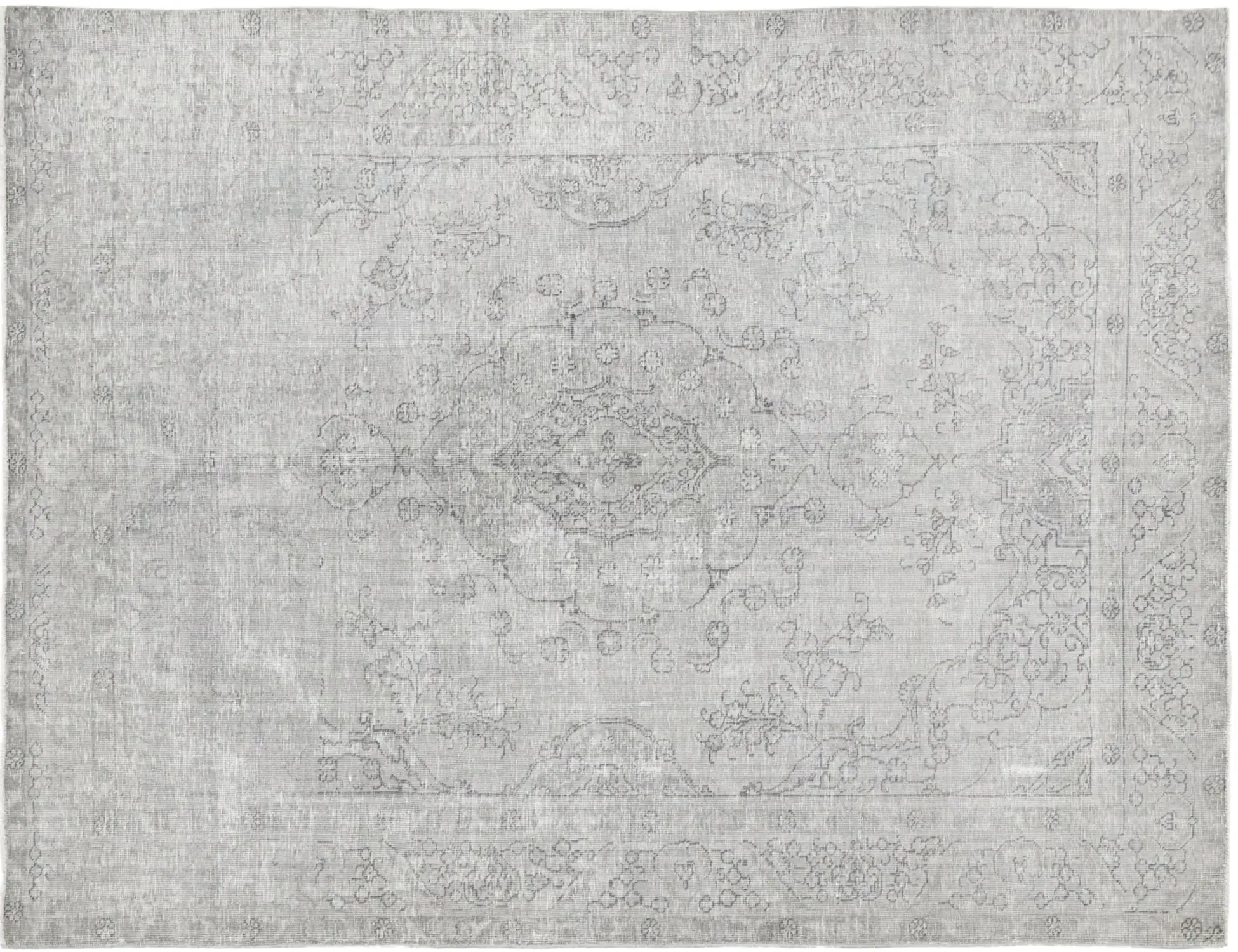 Gris Persa Alfombra persa vintage 267 x 194 cm - Alfombra única hecha a mano