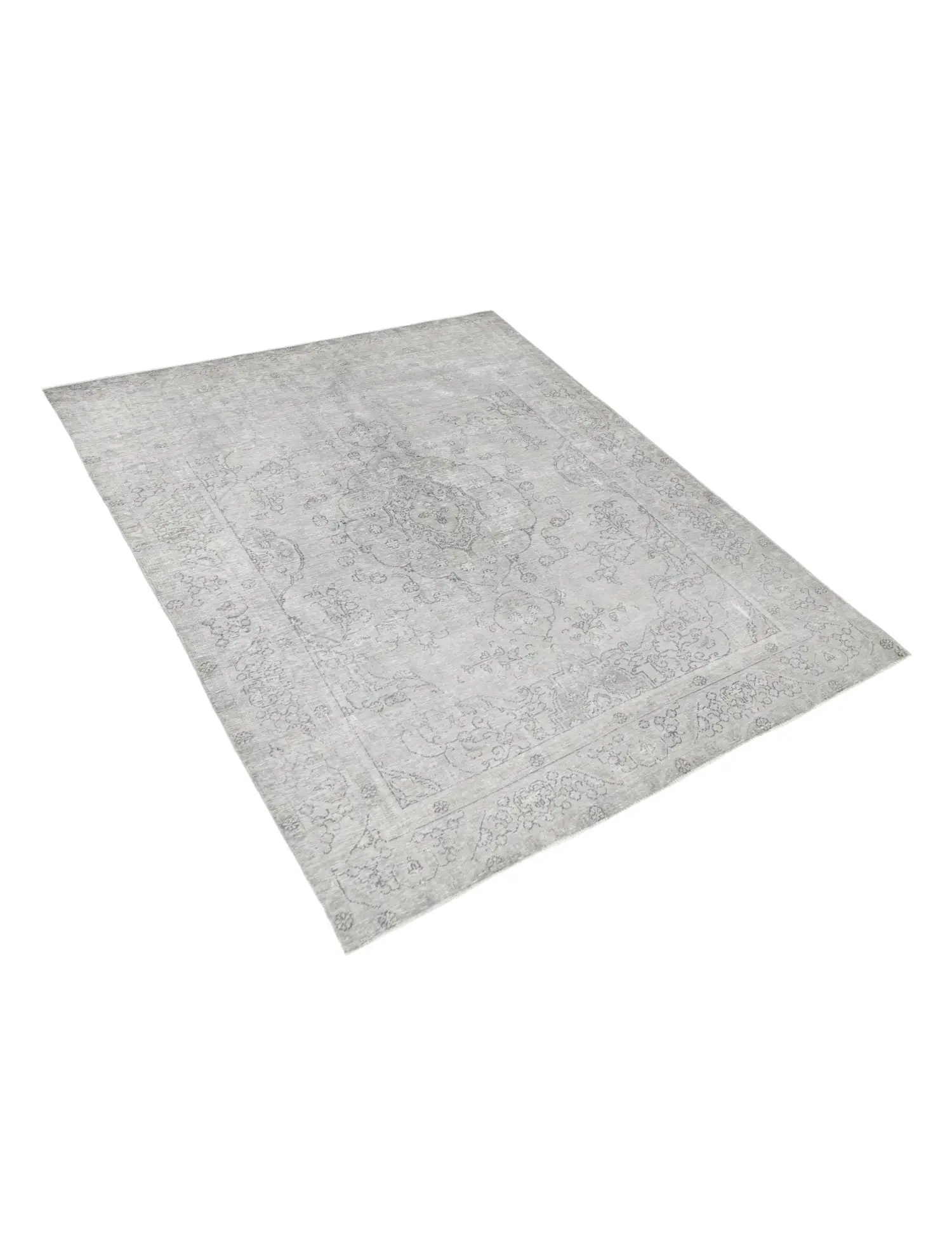 Gris Persa Alfombra persa vintage 267 x 194 cm - Alfombra única hecha a mano