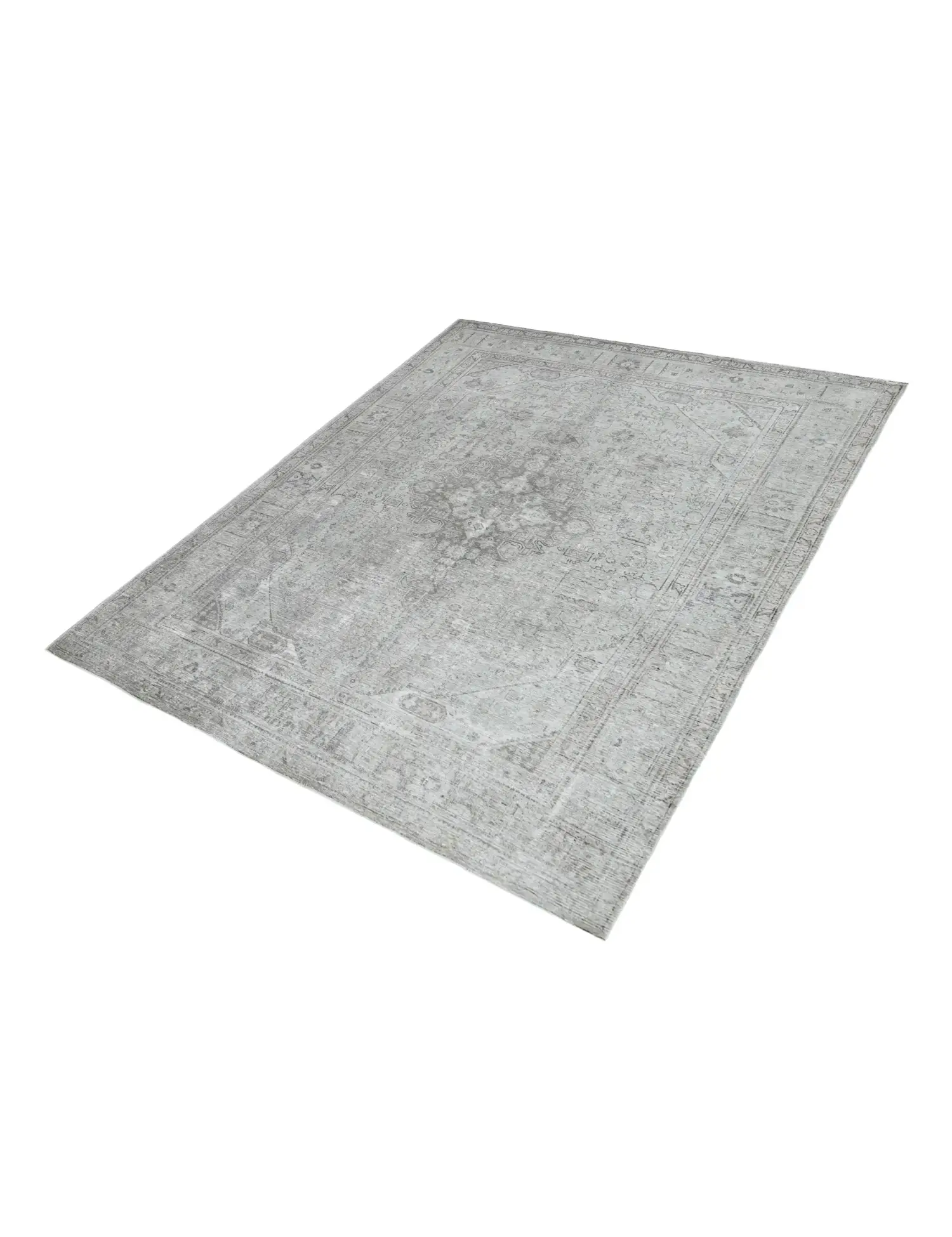 Gris Persa Alfombra persa vintage 330 x 241 cm - Alfombra única hecha a mano