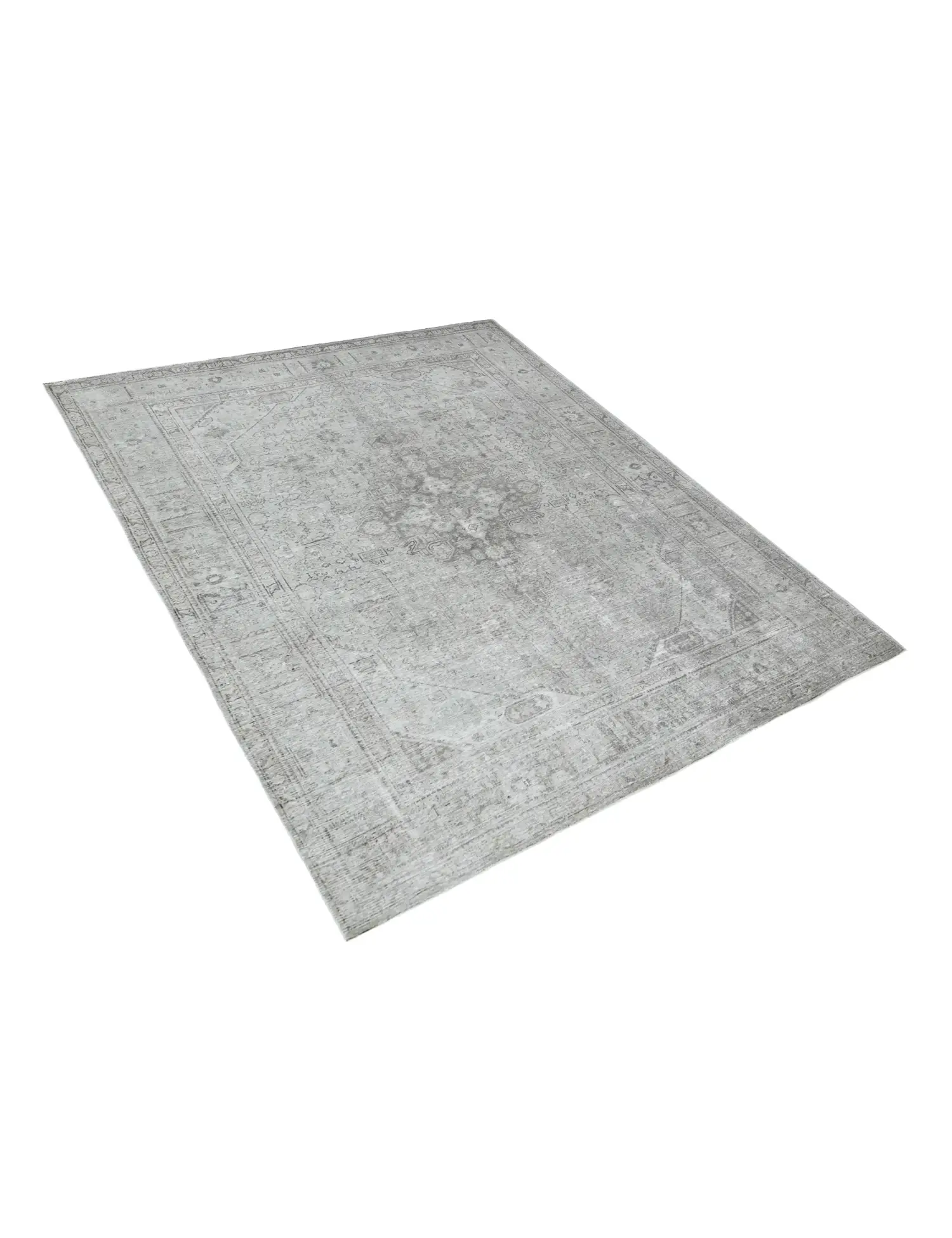 Gris Persa Alfombra persa vintage 330 x 241 cm - Alfombra única hecha a mano
