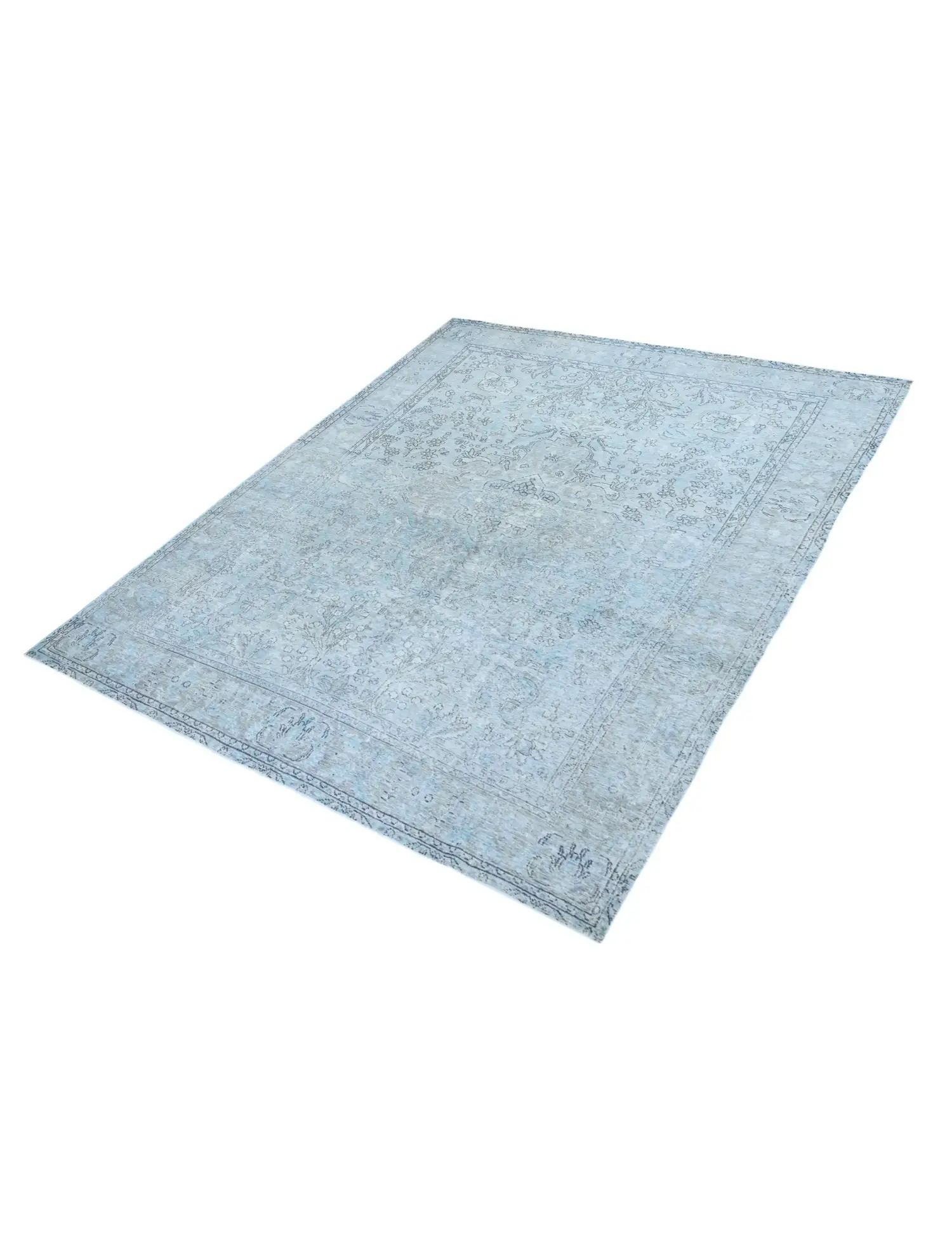 Blå persia Persisk vintage teppe 325 x 232 cm - Unikt håndlaget teppe