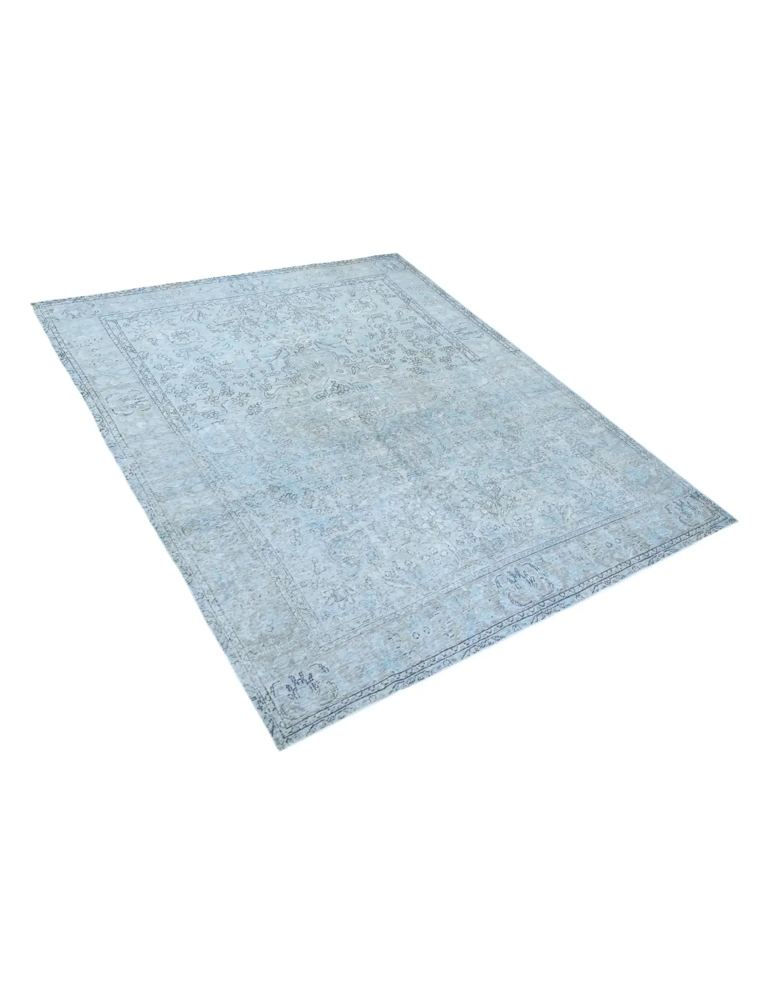 Blå persia Persisk vintage teppe 325 x 232 cm - Unikt håndlaget teppe