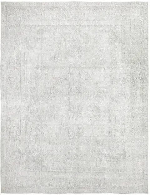 Grau Persien Persischer Vintage Teppich 367 x 287 cm