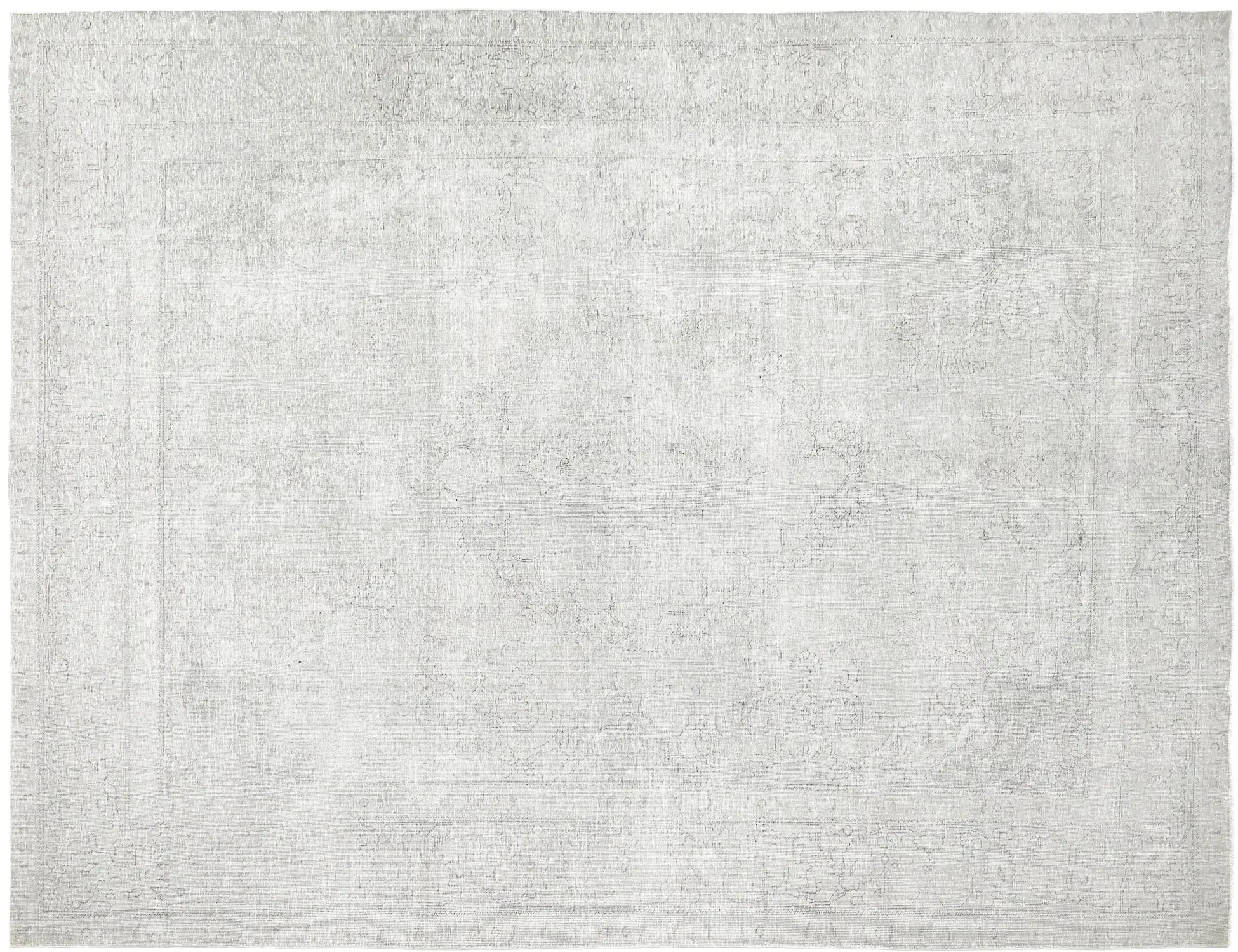 Gris Persa Alfombra persa vintage 367 x 287 cm - Alfombra única hecha a mano