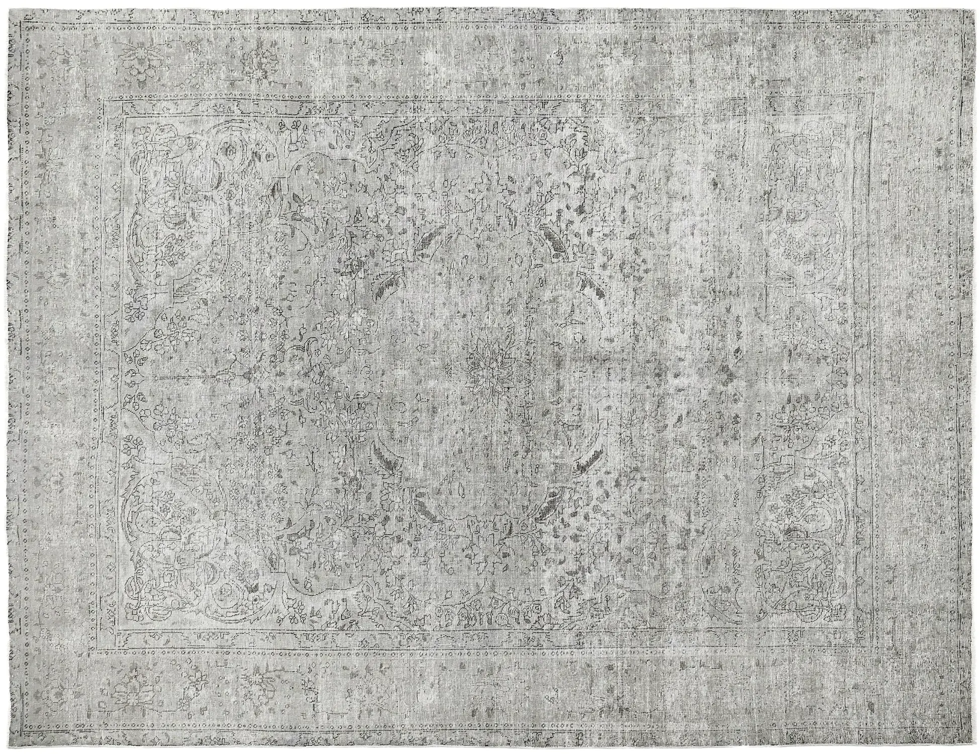 Grey Persia Persian Vintage Carpet 316 x 240 cm - Unique Handmade Carpet