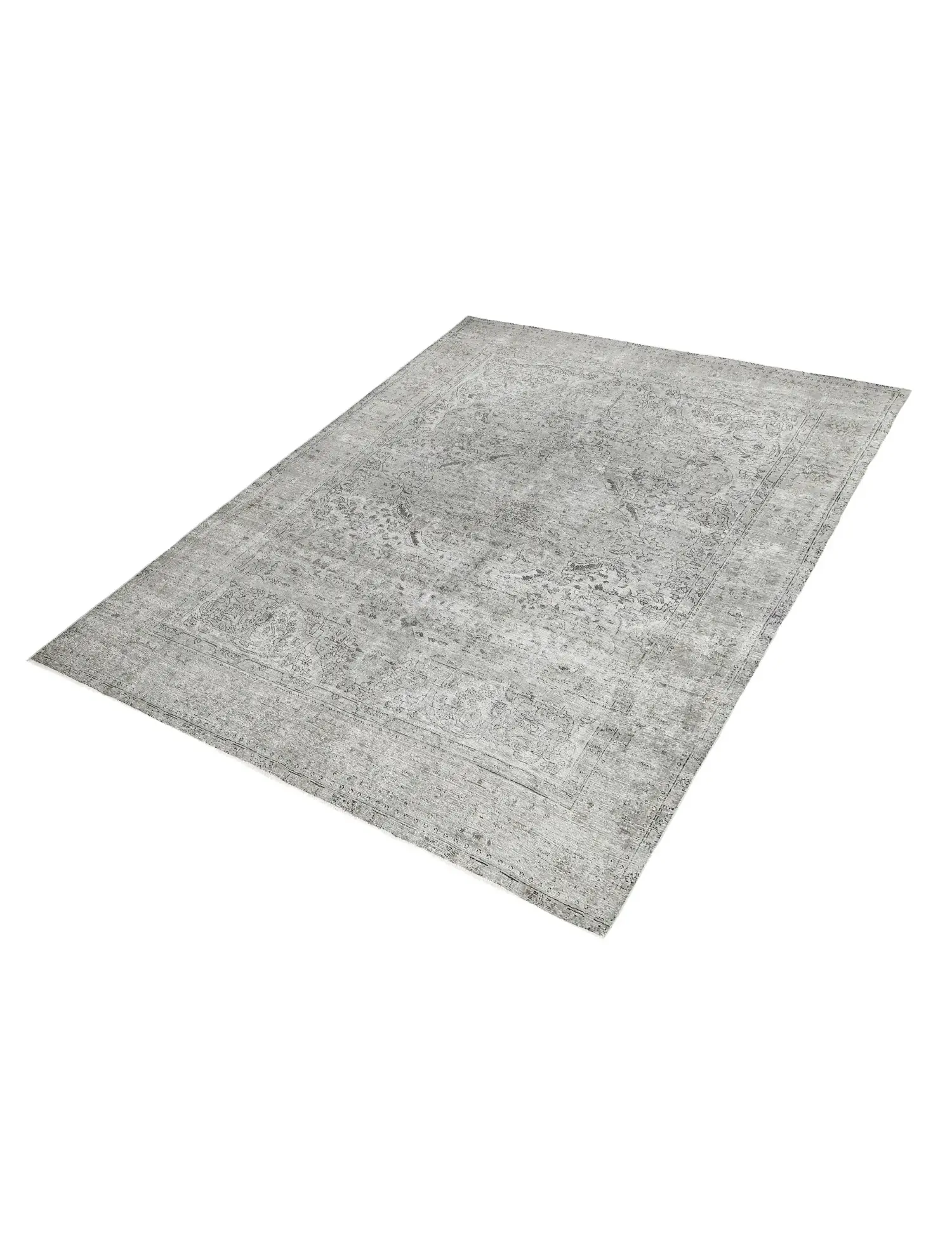 Grey Persia Persian Vintage Carpet 316 x 240 cm - Unique Handmade Carpet