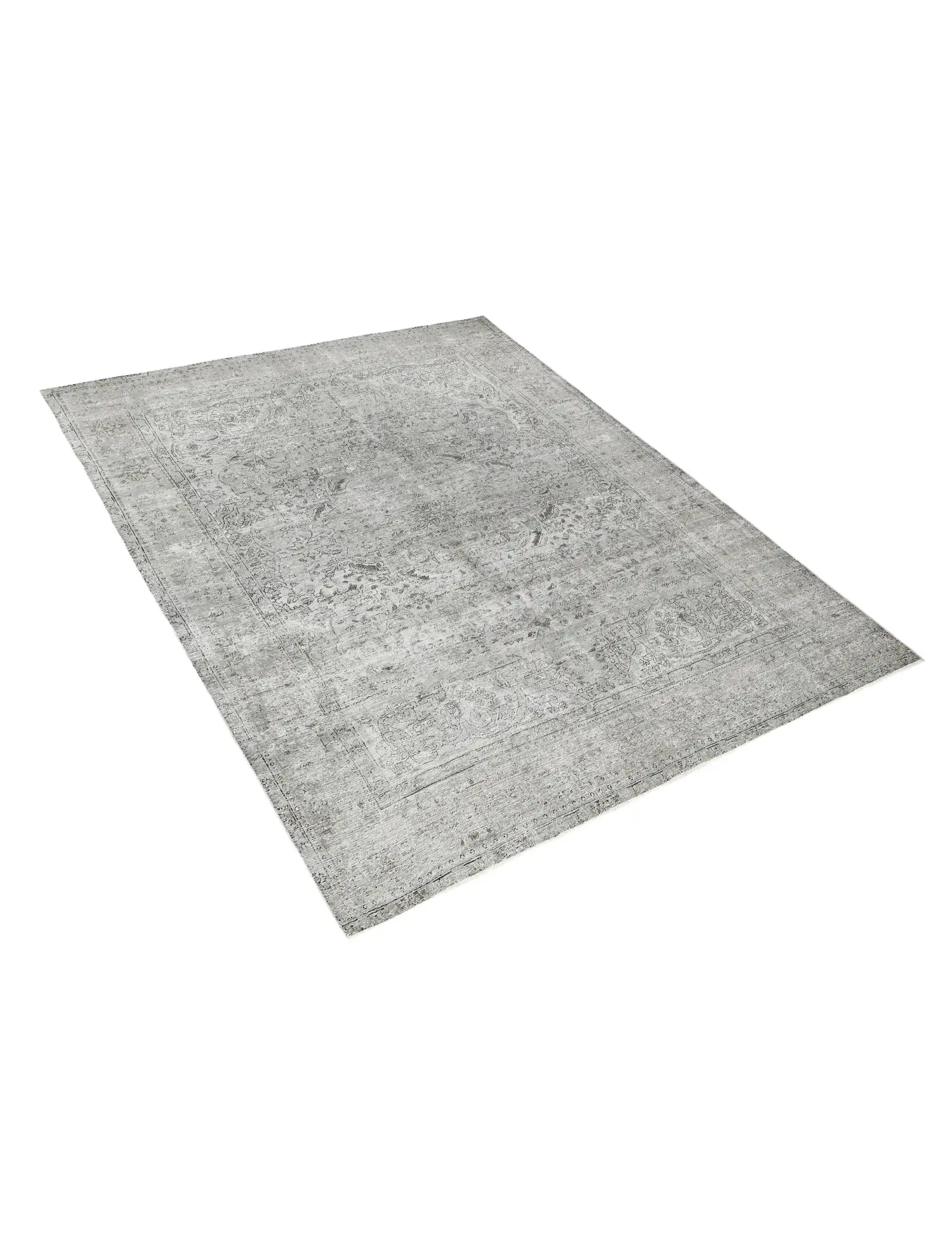 Grey Persia Persian Vintage Carpet 316 x 240 cm - Unique Handmade Carpet