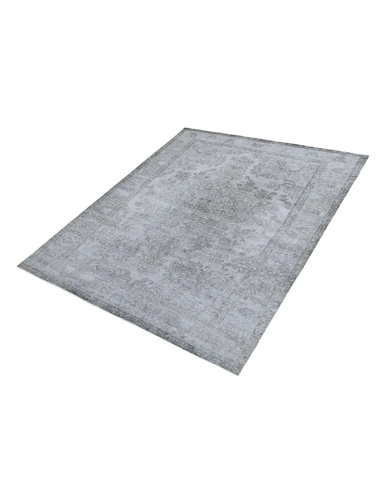 Blå persia Persisk vintage teppe 295 x 190 cm - Unikt håndlaget teppe
