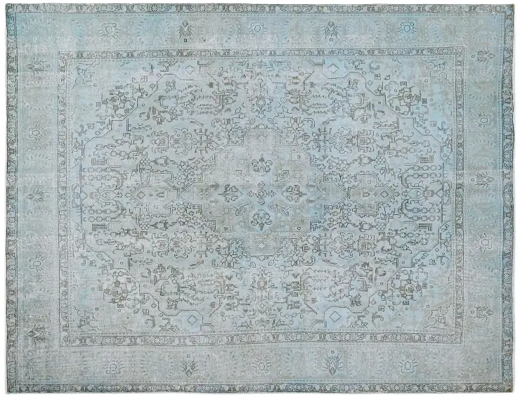 Grise Persan Tapis Persan vintage 291 x 241 cm