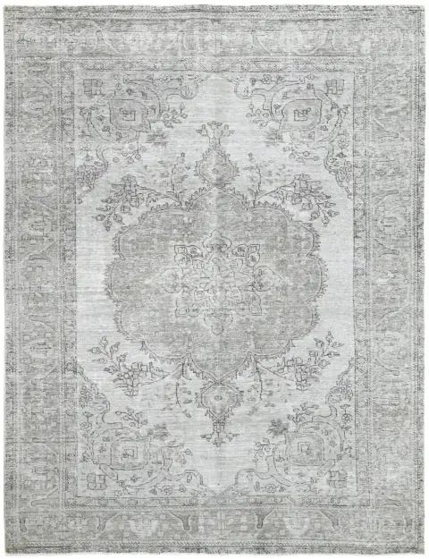 Grå Persien Persisk vintage matta 285 x 194 cm