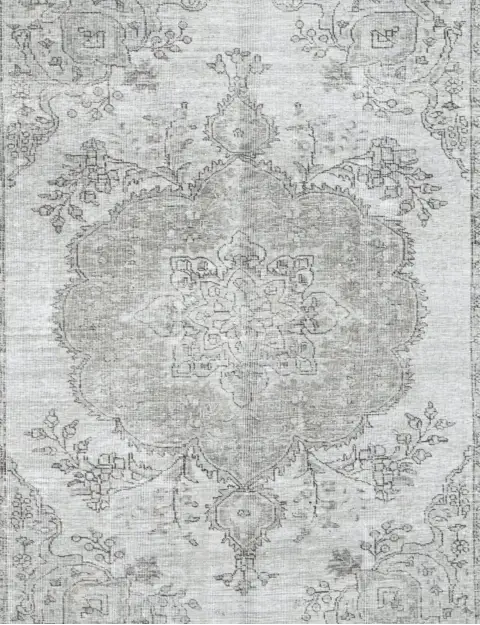 Grå Persien Persisk vintage matta 285 x 194 cm - view 3