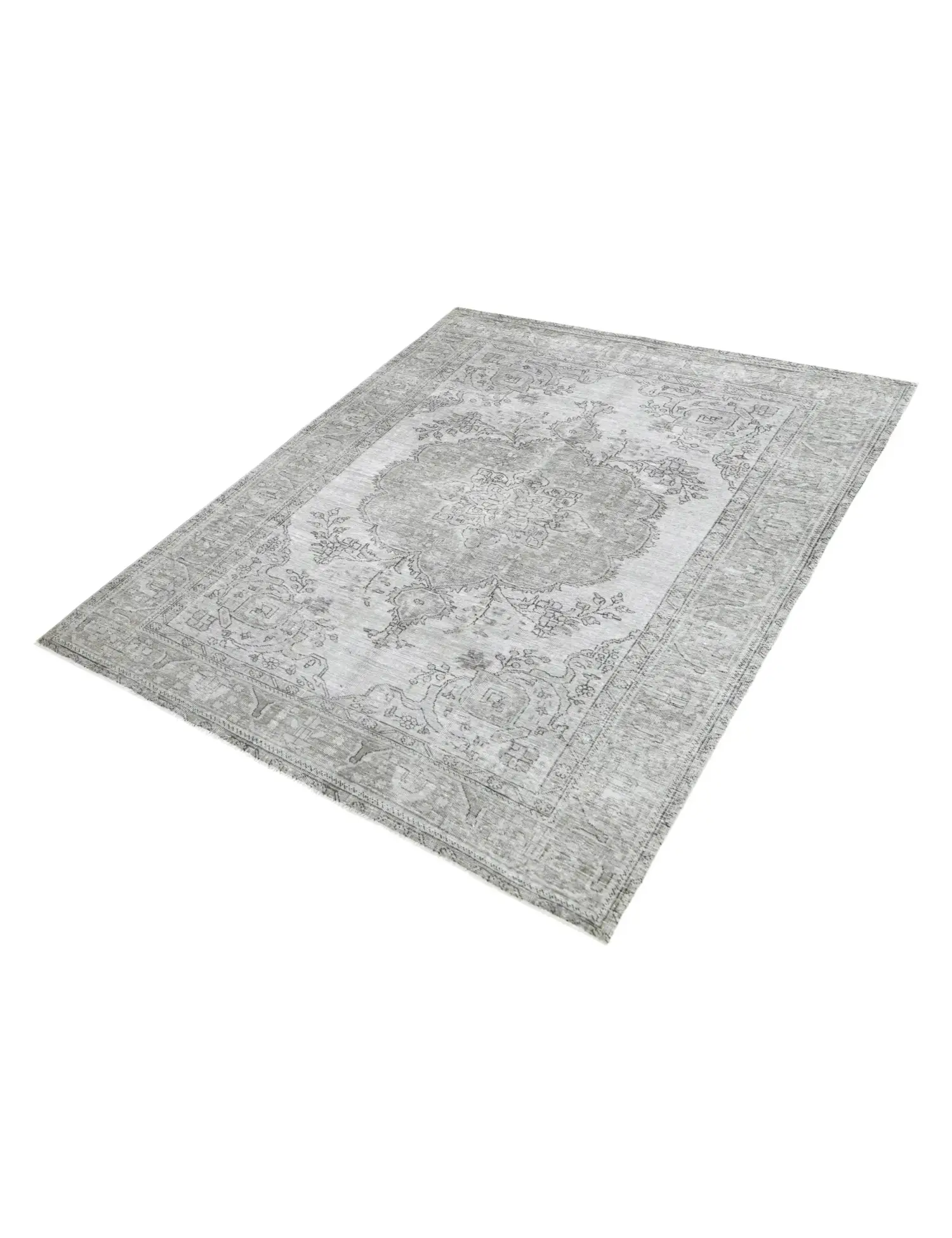 Harmaa Persia Persialaiset vintage matot 285 x 194 cm - Ainutlaatuinen käsintehty matto