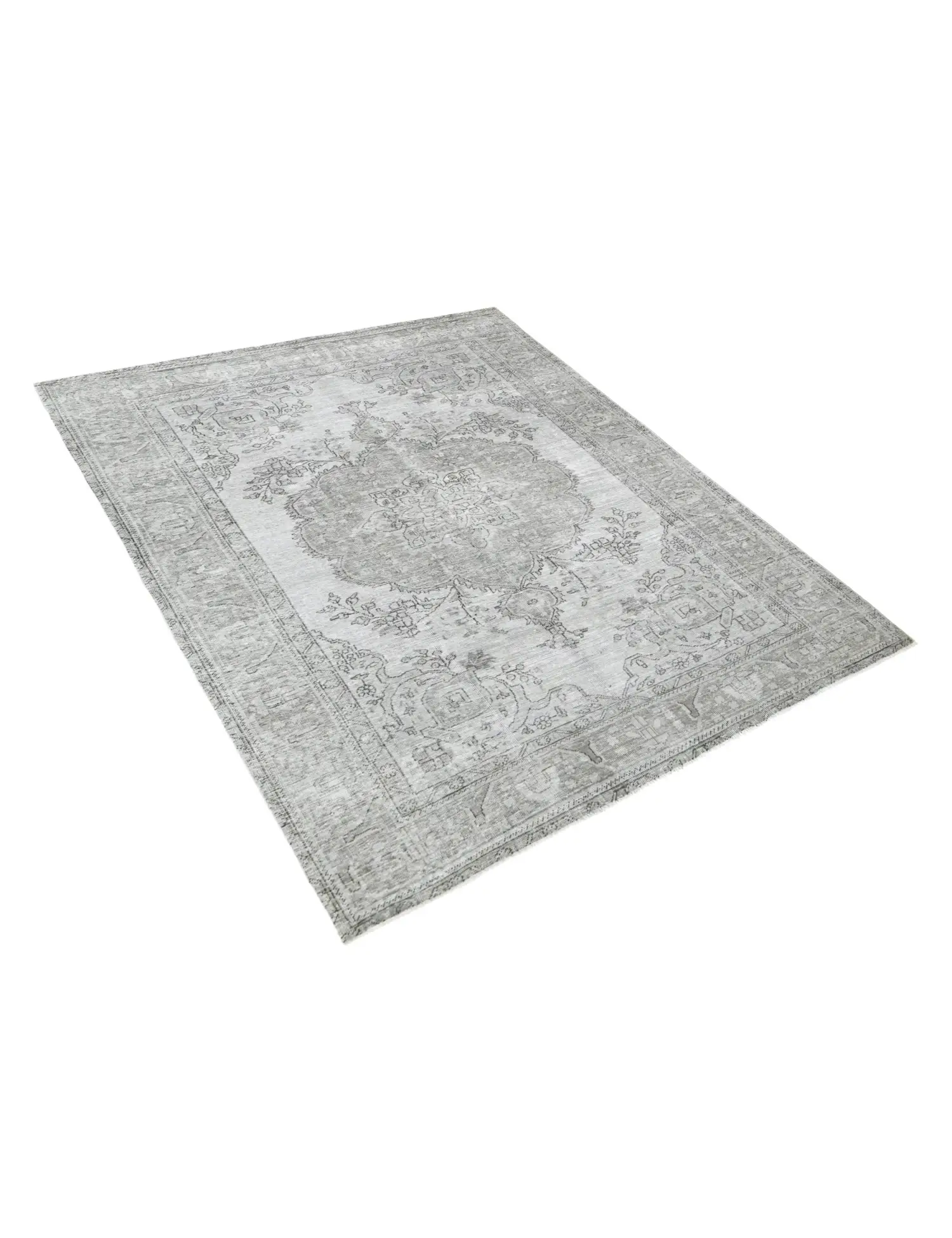 Harmaa Persia Persialaiset vintage matot 285 x 194 cm - Ainutlaatuinen käsintehty matto