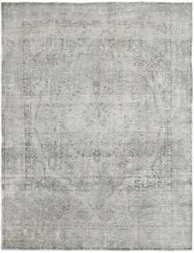 Grå Persien Persisk Vintagetæppe 276 x 190 cm