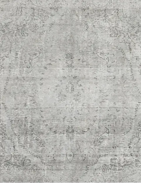 Grau Persien Persischer Vintage Teppich 276 x 190 cm - view 3