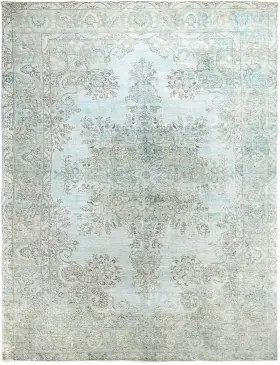 Blå Persien Persisk Vintagetæppe 342 x 235 cm