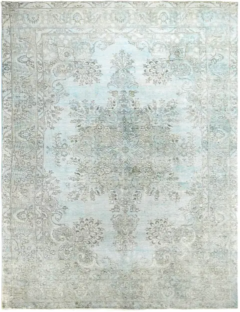 Bleu Persan Tapis Persan vintage 342 x 235 cm